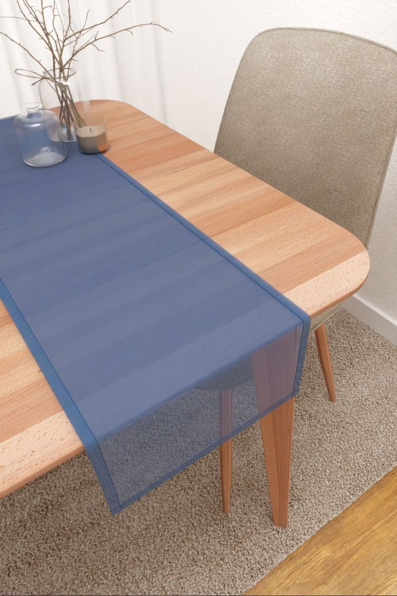 Tischläufer in Blau