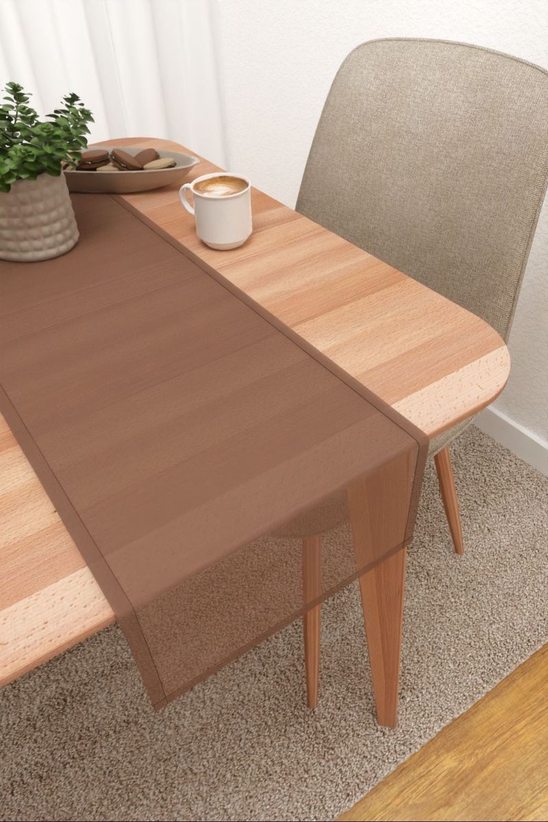 Tischläufer in Braun