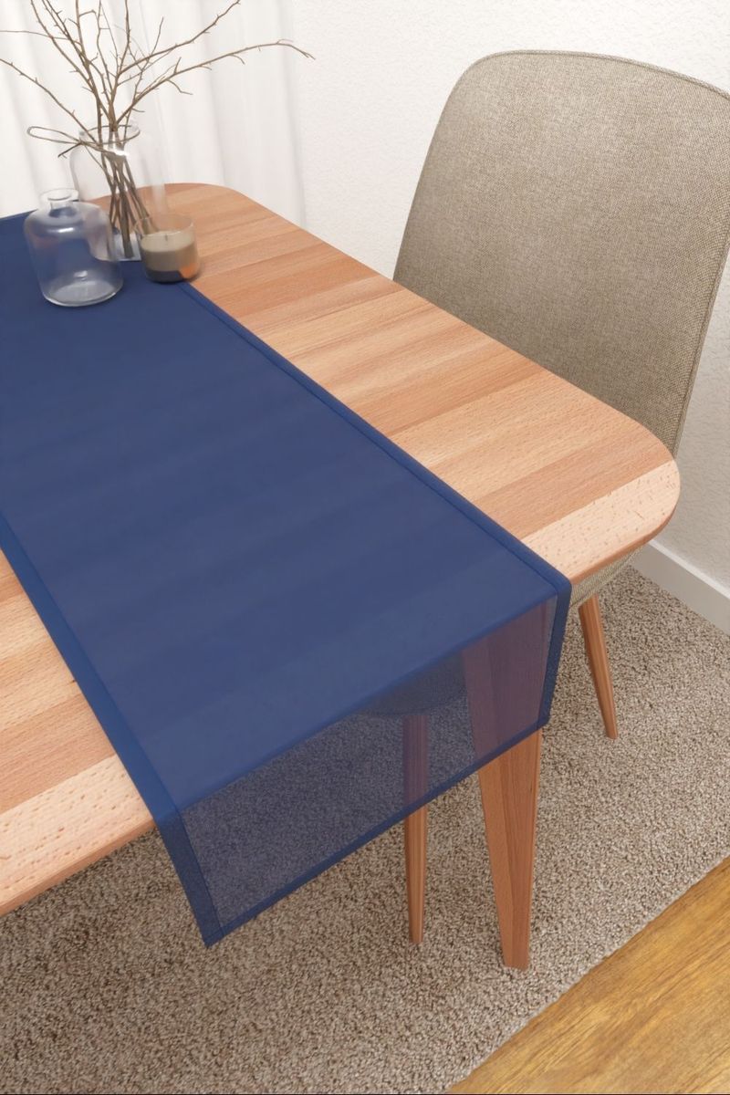 Tischläufer in Blau