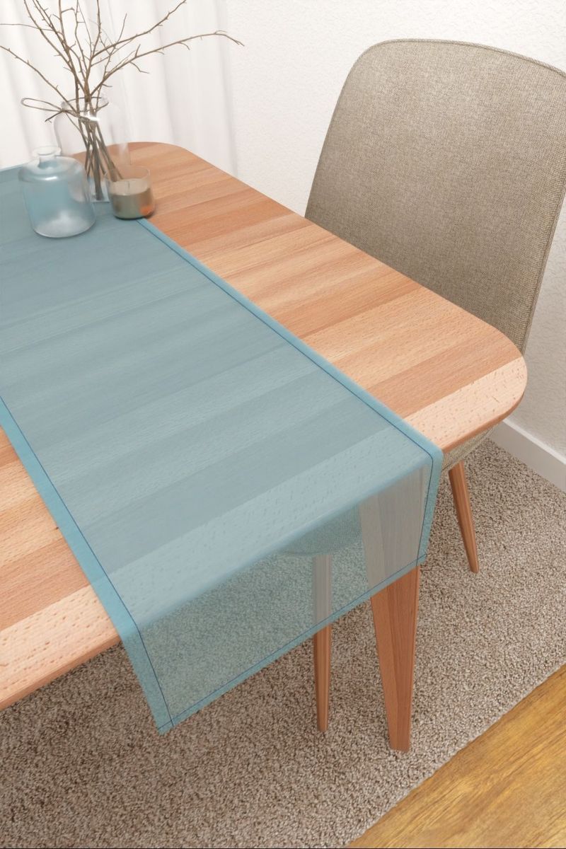 Tischläufer in Blau