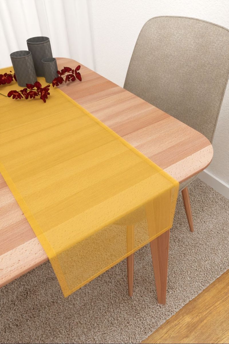 Tischläufer in Gelb