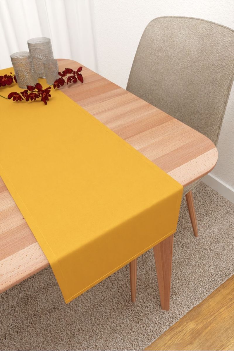 Tischläufer in Gelb
