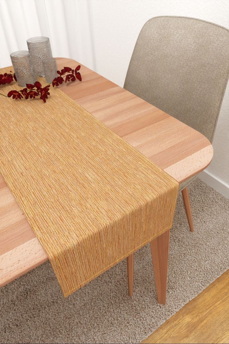 Tischläufer in gelb