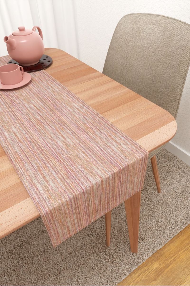 Tischläufer in rosa