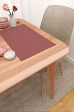 Vorschau Varto  #3J von Lysel - Platzdeckchen in weiß kaminrot