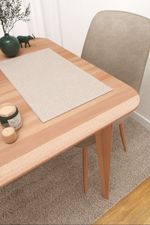 Vorschau Bavicora  #3J von Lysel - Platzdeckchen in grau altrosa