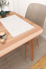 Vorschau Bibiani #3J von Lysel - Platzdeckchen in Beige Weiß