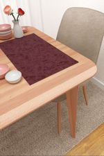 Vorschau Rosebud #3J von Lysel - Platzdeckchen in apfelgrün bordeauxrot