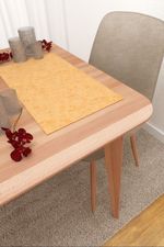 Vorschau Rosebud #3J von Lysel - Platzdeckchen in apfelgrün goldgelb