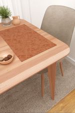 Vorschau Rosebud #3J von Lysel - Platzdeckchen in apfelgrün orangebraun