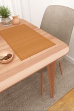 Vorschau Santani #3J von Lysel - Platzdeckchen in elfenbein rotorange