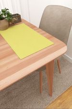 Vorschau Scuro #3J von Lysel - Platzdeckchen in dunkelbraun apfelgrün