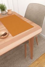 Vorschau Scuro #3J von Lysel - Platzdeckchen in dunkelbraun apricot