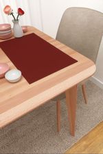 Vorschau Scuro #3J von Lysel - Platzdeckchen in dunkelbraun bordeaux