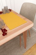 Vorschau Scuro #3J von Lysel - Platzdeckchen in dunkelbraun goldgelb