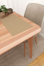 Vorschau Scuro #3J von Lysel - Platzdeckchen in dunkelbraun graubraun