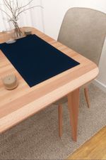 Vorschau Scuro #3J von Lysel - Platzdeckchen in dunkelbraun nachtblau