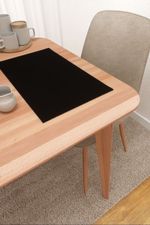 Vorschau Scuro #3J von Lysel - Platzdeckchen in dunkelbraun schwarz