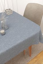 Vorschau Bavicora  #3J von Lysel - Tischdecke eckig in silbergrau jeansblau