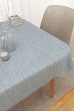 Vorschau Divo #3J von Lysel - Tischdecke eckig in Weiß Graublau