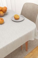 Vorschau Divo #3J von Lysel - Tischdecke eckig in Weiß Hellgrau