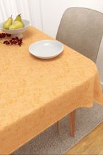 Vorschau Rosebud #3J von Lysel - Tischdecke eckig in apfelgrün goldgelb