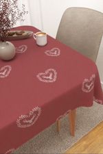 Vorschau Zahora #3J von Lysel - Tischdecke eckig in jagdgrün rot