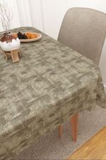 Vorschau Yahualica  #3J von Lysel - Tischdecke eckig in maigrün braun