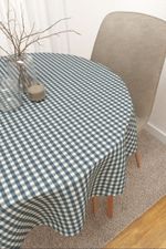 Vorschau Mutki  #3J von Lysel - Tischdecke rund in rot blau