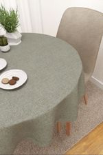 Vorschau Balancan  #3J von Lysel - Tischdecke rund in graubraun grau