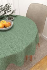 Vorschau Mazatlan #3J von Lysel - Tischdecke rund in perlweiß mintgrün