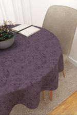 Vorschau Rosebud #3J von Lysel - Tischdecke rund in apfelgrün blaulila