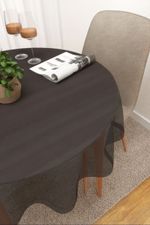 Vorschau Santani #3J von Lysel - Tischdecke rund in blaulila anthrazit