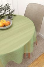 Vorschau Santani #3J von Lysel - Tischdecke rund in blaulila blassgrün