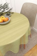 Vorschau Santani #3J von Lysel - Tischdecke rund in blaulila maigrün