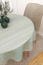 Vorschau Santani #3J von Lysel - Tischdecke rund in blaulila mint