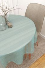 Vorschau Santani #3J von Lysel - Tischdecke rund in blaulila türkis