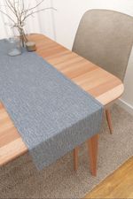 Vorschau Bavicora  #3J von Lysel - Tischläufer in silbergrau jeansblau