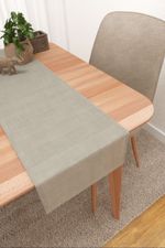 Vorschau Ninou #3J von Lysel - Tischläufer in hellgrau beige