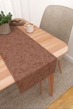 Vorschau Rosebud #3J von Lysel - Tischläufer in apfelgrün blassbraun