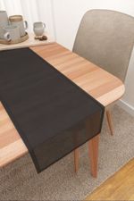 Vorschau Santani #3J von Lysel - Tischläufer in kastanienbraun anthrazit