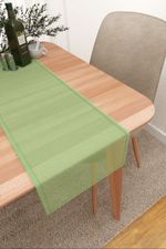 Vorschau Santani #3J von Lysel - Tischläufer in kastanienbraun blassgrün