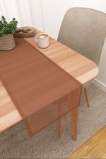 Vorschau Santani #3J von Lysel - Tischläufer in kastanienbraun rehbraun