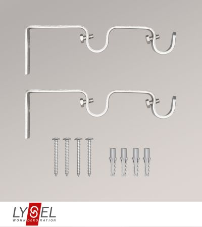 Lysel - 1 Paar Doppelträger für Topaz-Stangen