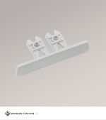 Vorschau Endkappe Schiene 4-spurig #1W weiß grau