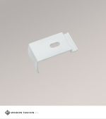 Vorschau Deckenclip 2-spurig #1W weiß grau