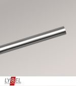 Vorschau Lysel - Gardinenstange Opal Ø 20mm #1W edelstahl-optik
