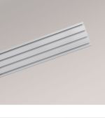 Vorschau Vorhangschiene mit 4 Innenläufen #1W grau