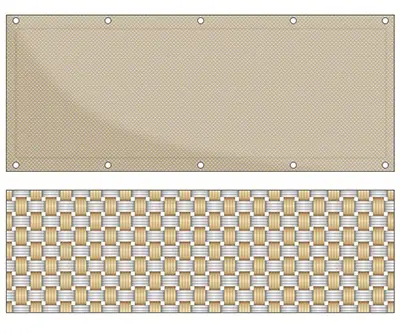 Design Balkon Sichtschutz bu-2130 (Balkon Sichtschutz)