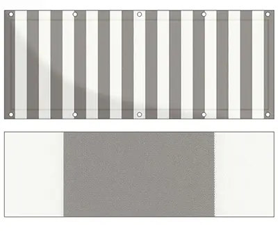 Design Balkon Sichtschutz bu-G103 (Balkon Sichtschutz)